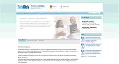 Desktop Screenshot of motherrisk.org